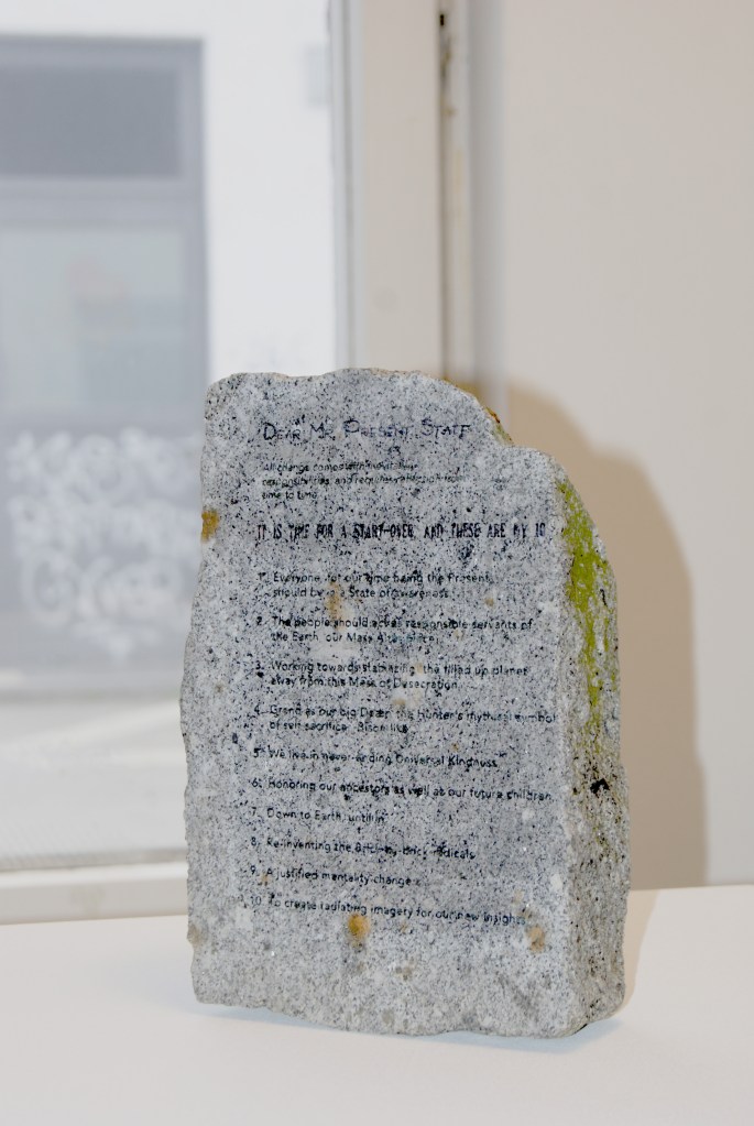 The 10 Demands Art Munich Germany stone art jmmys janice maria mancini ys exhibition