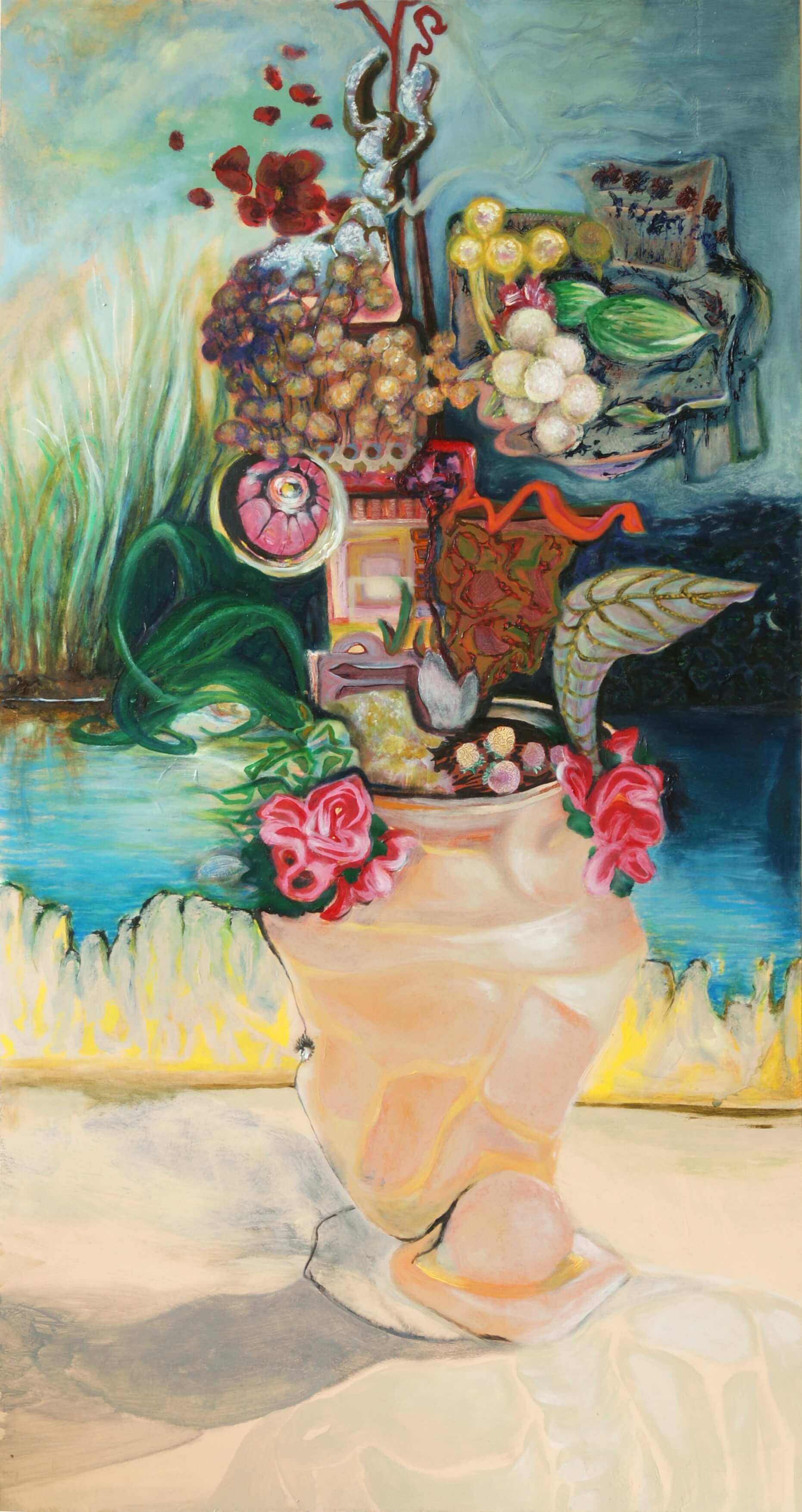 flesh and flora artwork oil paint art janice ys jmmys illusion