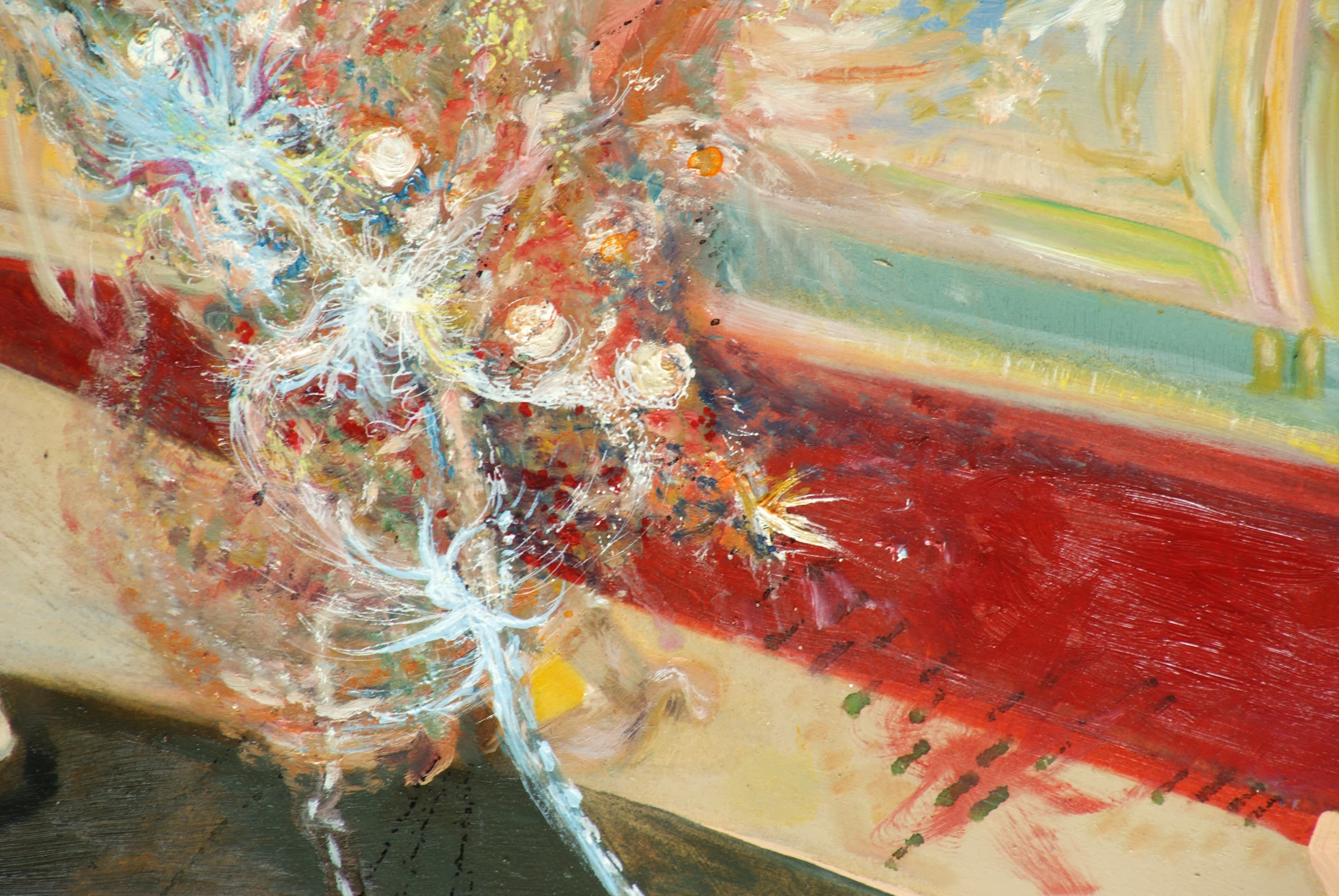 painting 3d retro colors orange FRAGMENT boning art janice ys jmmys