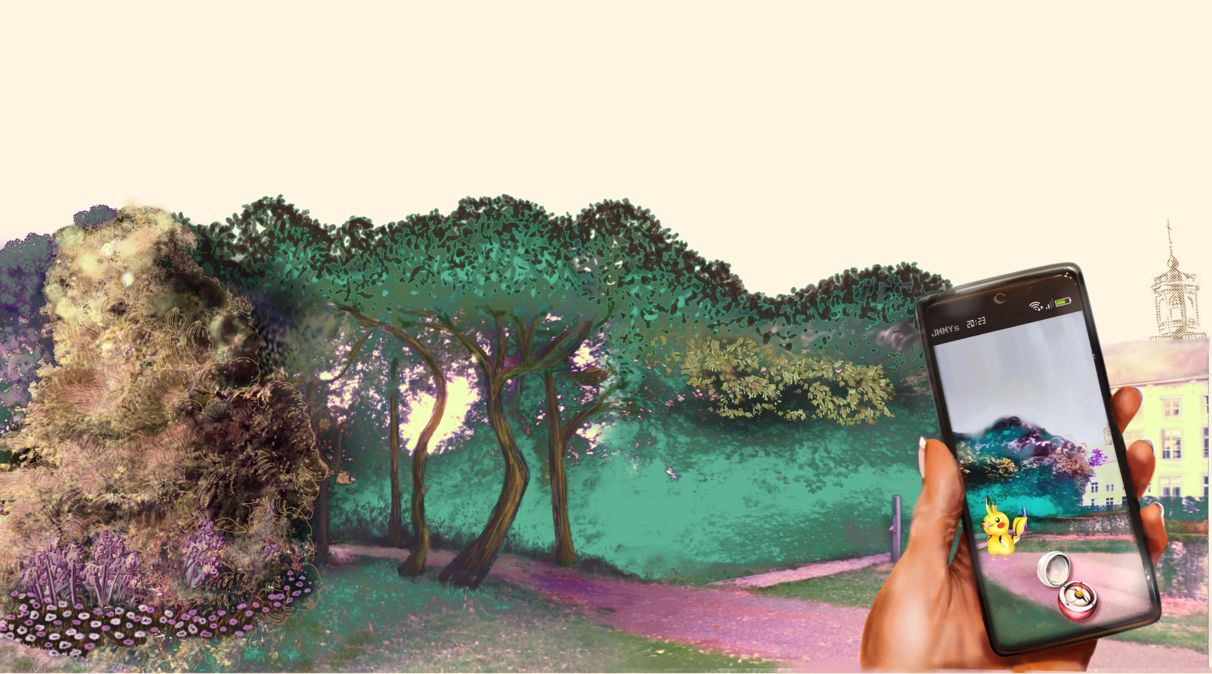 Timeline Torenvliedt park pokemon go modern illustration art janice ys stadstekening middelburg 2023 jmmys