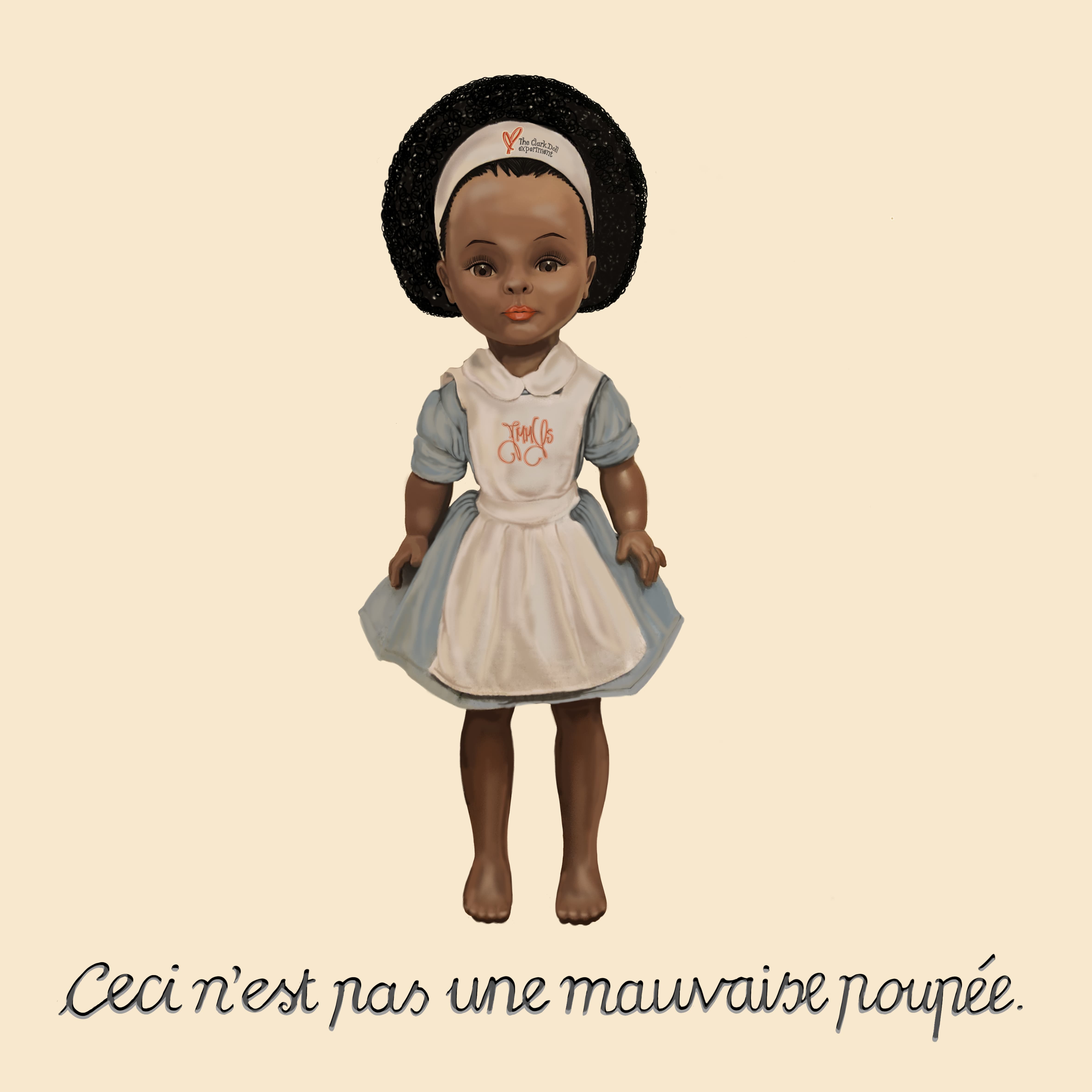 Ceci n'est pas une mauvaise poupée., afro nurse doll inspiration vintage