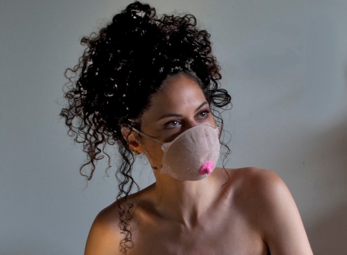 boob cap mouth mask